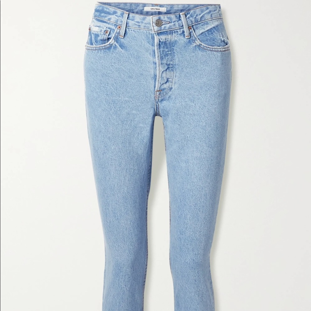 High rise skinny jeans